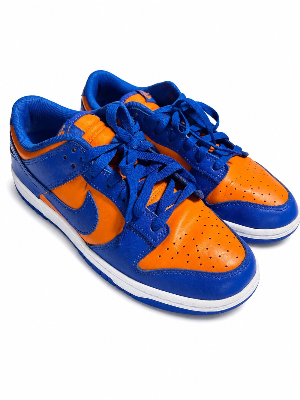 Nike Dunk Low Knicks Blue Orange Sneakers Men’s 8.5 Basketball Streetwear